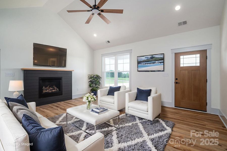 Furnished interior view inside a new home in , Vale (Image 4).