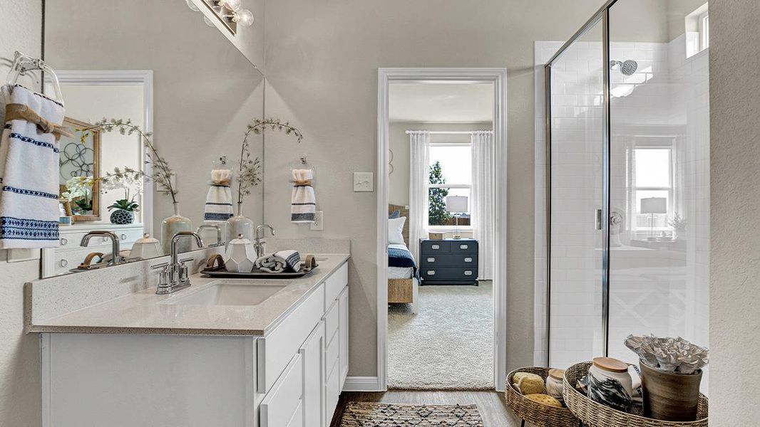 Furnished interior view inside a new home in Southgrove, Kyle (Image 16). Furnished interior view inside a new home in Southgrove, Kyle (Image 16).