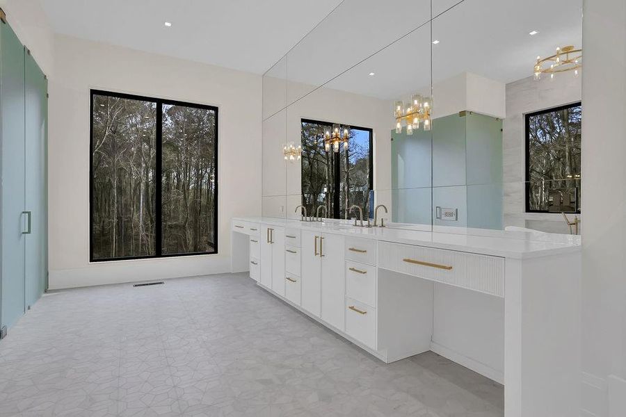 Furnished interior view inside a new home in , Johns Creek (Image 15).