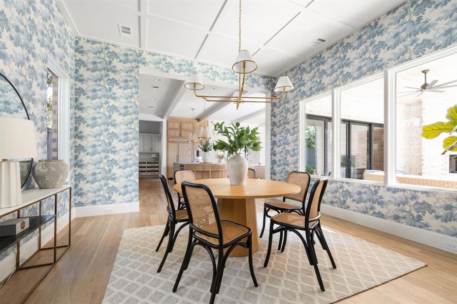 Furnished interior view inside a new home in , Dallas (Image 11).