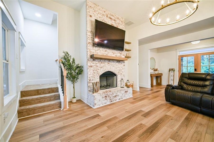 Furnished interior view inside a new home in , Monticello (Image 47).