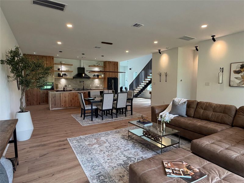 Furnished interior view inside a new home in , Montgomery (Image 17).