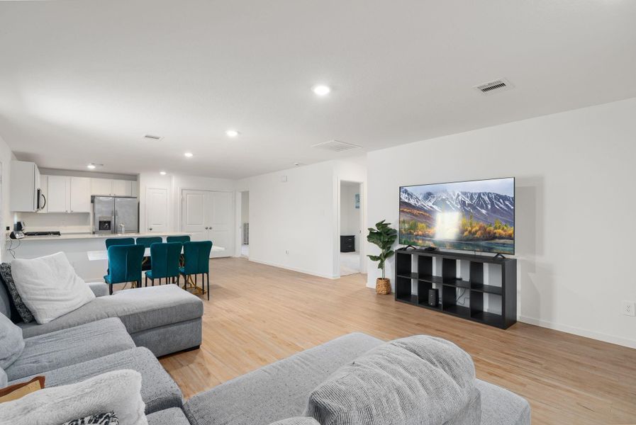 Furnished interior view inside a new home in Ladera Trails, Conroe (Image 17).