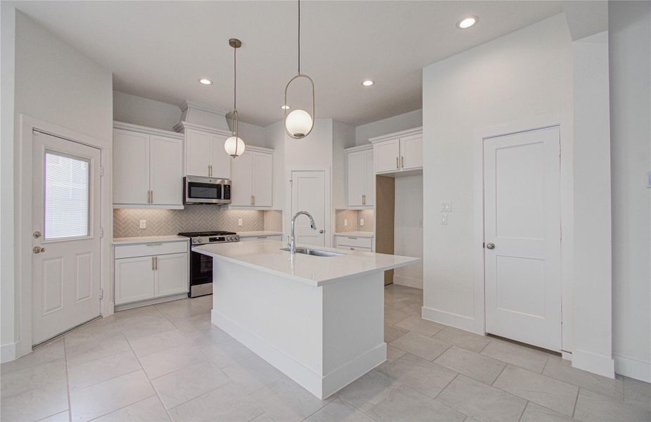 Furnished interior view inside a new home in , Cypress (Image 12).