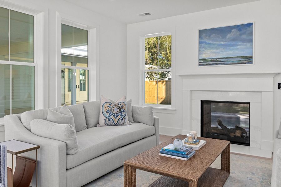 Furnished interior view inside a new home in , Mount Pleasant (Image 60). Furnished interior view inside a new home in , Mount Pleasant (Image 60).