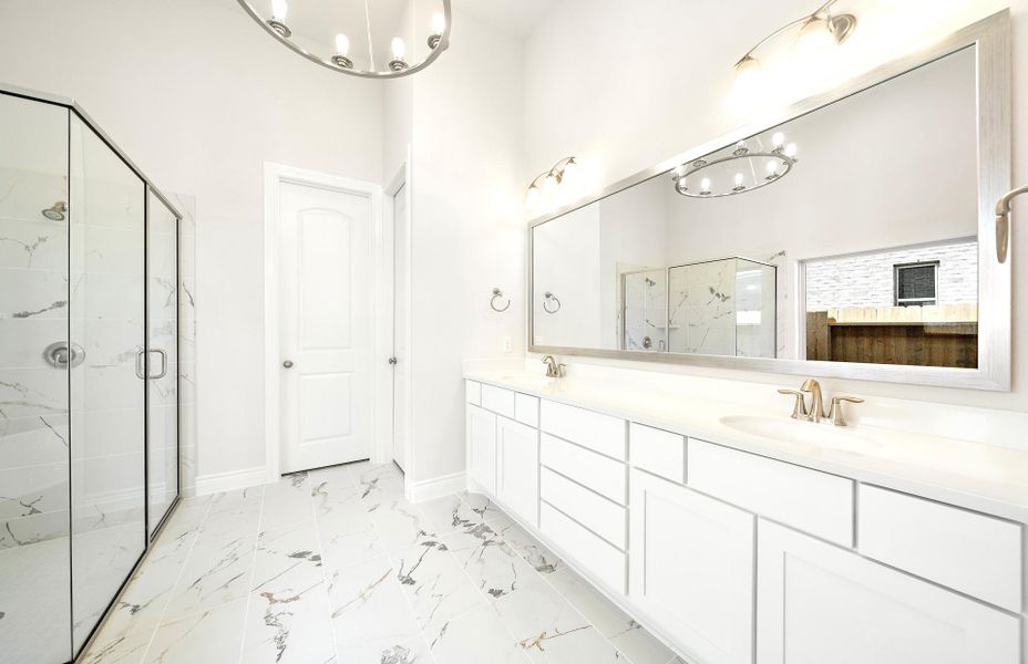 Furnished interior view inside a new home in Audubon 60', Magnolia (Image 16).