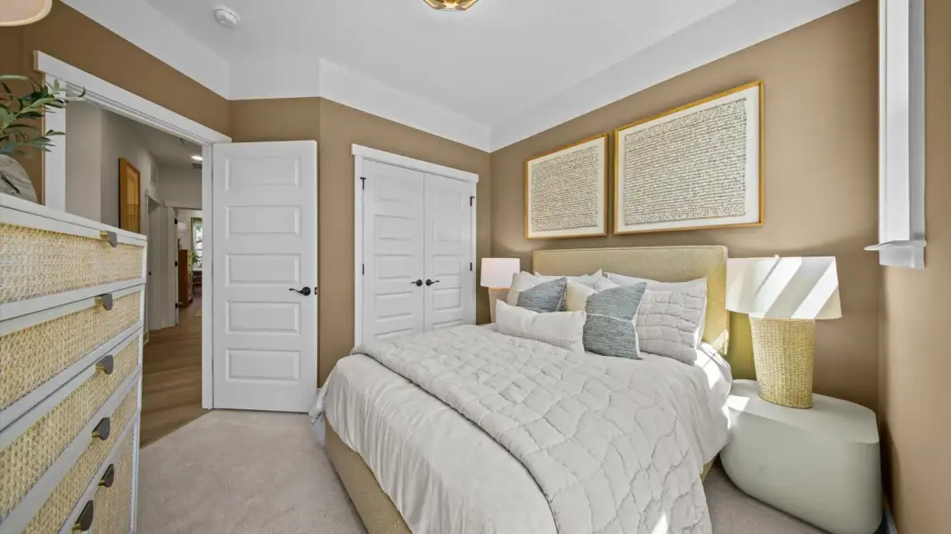 Furnished interior view inside a new home in Bayberry, Raleigh (Image 18). Furnished interior view inside a new home in Bayberry, Raleigh (Image 18).