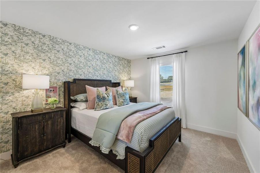 Furnished interior view inside a new home in Tribute, Hoschton (Image 28).