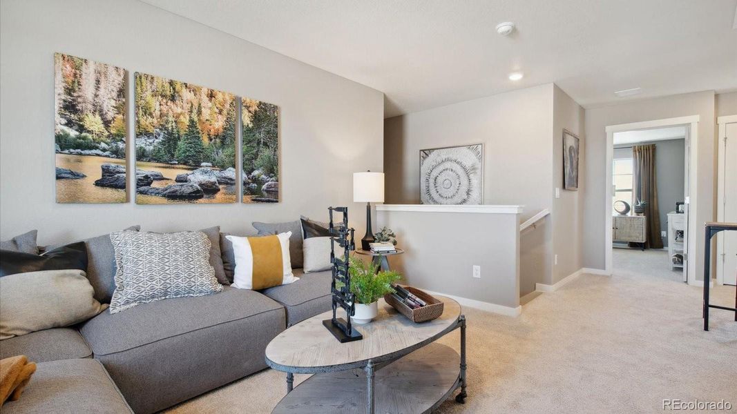 Furnished interior view inside a new home in Spring Valley Ranch, Elizabeth (Image 17).