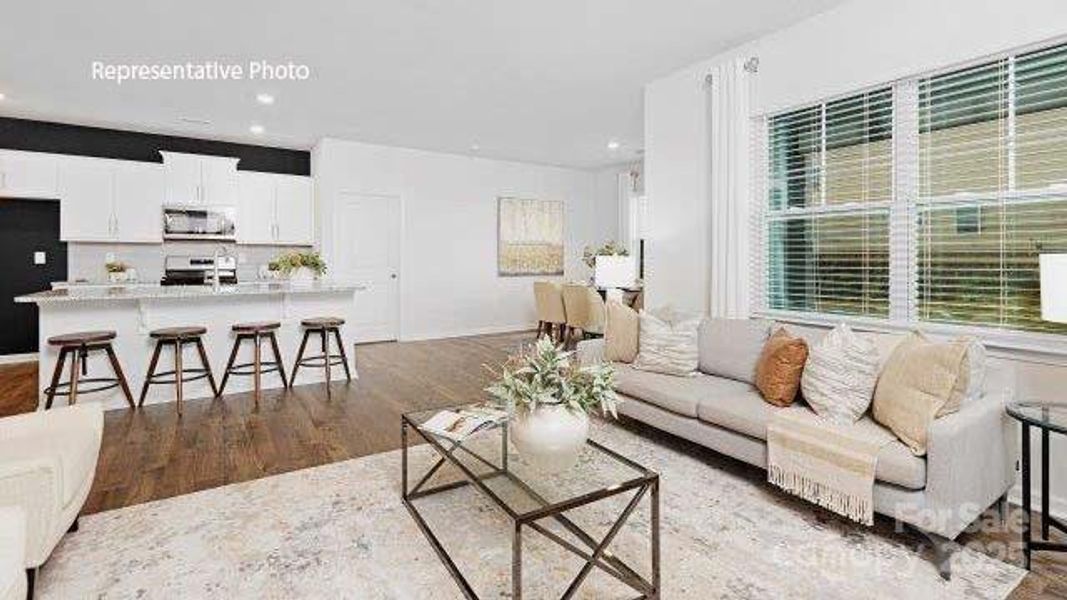Furnished interior view inside a new home in Woodhaven at Chester, Chester (Image 2).