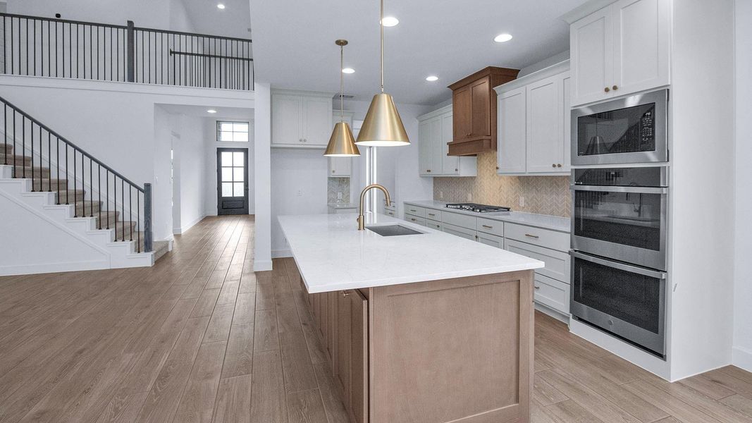 Furnished interior view inside a new home in Briarley 60', Montgomery (Image 6).