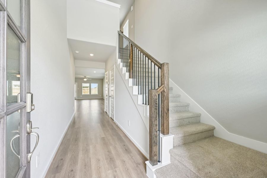 Photo is not of the actual home, but is an inspirational photo of builder’s model home and may depict options, furnishings, and/or decorator features that are not included