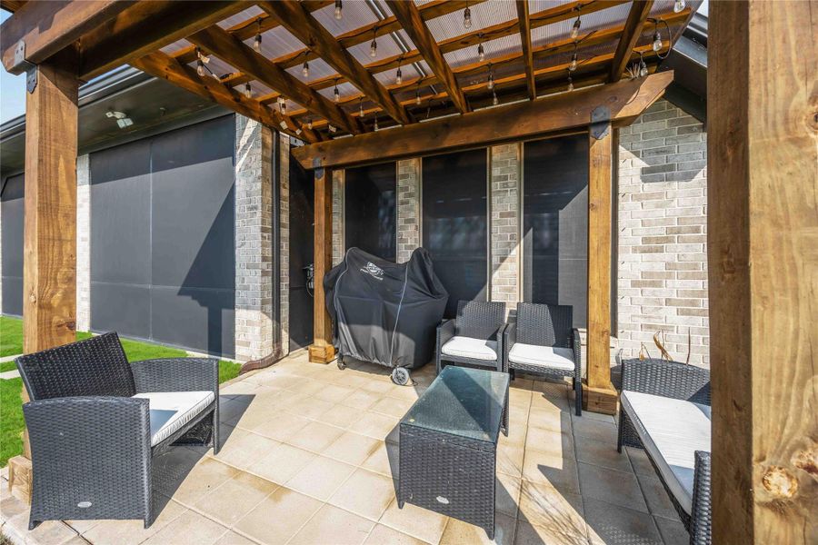 Exterior details and patio area of a home in , Manvel (Image 25). Exterior details and patio area of a home in , Manvel (Image 25).