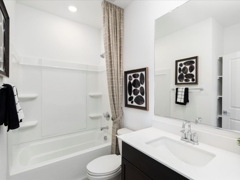 Bathroom in Ezra Floorplan at Bella Vista Trails