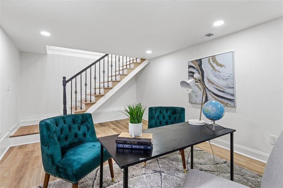 Furnished interior view inside a new home in , Atlanta (Image 13).