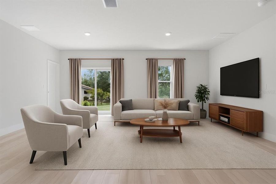 Furnished interior view inside a new home in , Ocala (Image 11).