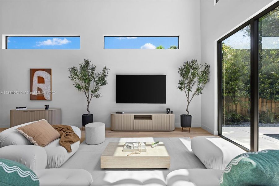 Furnished interior view inside a new home in , Miami (Image 36). Furnished interior view inside a new home in , Miami (Image 36).