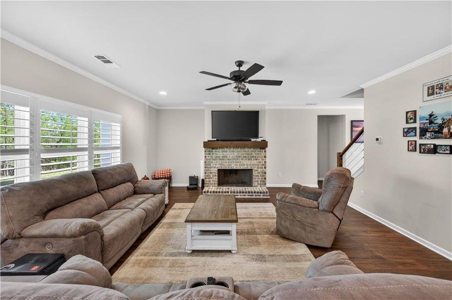Furnished interior view inside a new home in , Dahlonega (Image 37).