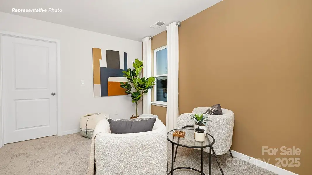 Furnished interior view inside a new home in Cardinal Creek, Charlotte (Image 4).