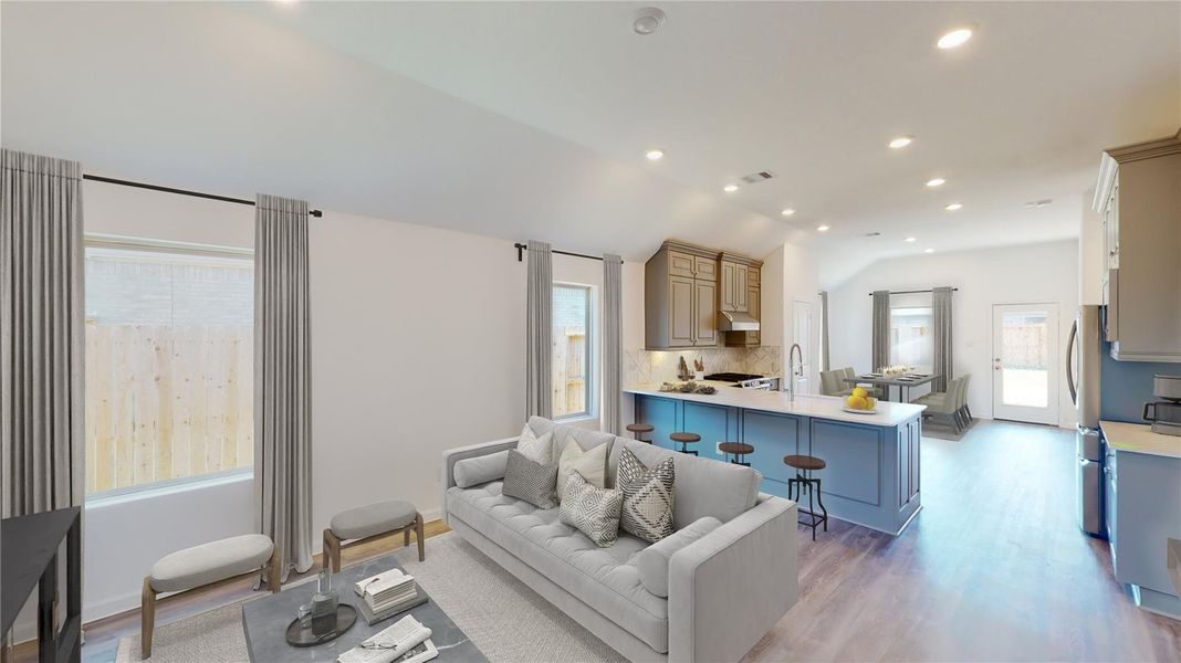 Furnished interior view inside a new home in Anniston, Katy (Image 11).