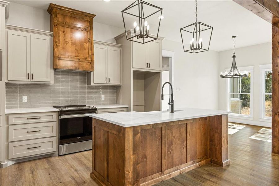 Furnished interior view inside a new home in , Bluff Dale (Image 3).
