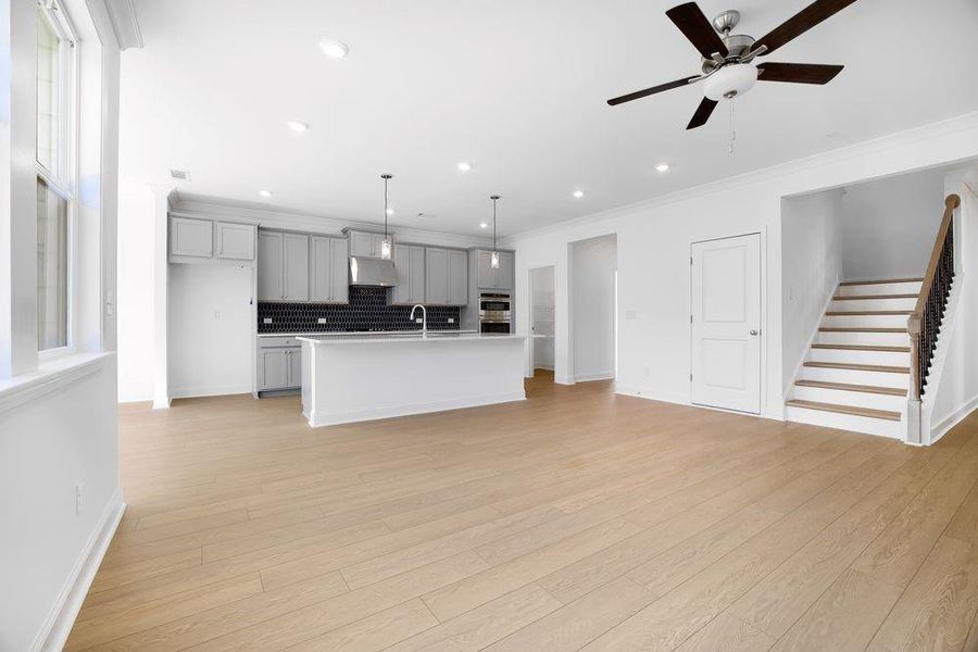 Spacious, unfurnished interior of a new home in Bailey Fence, Dacula (Image 23).