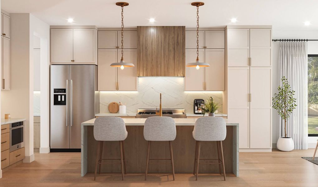 Furnished interior view inside a new home in , Houston (Image 3).