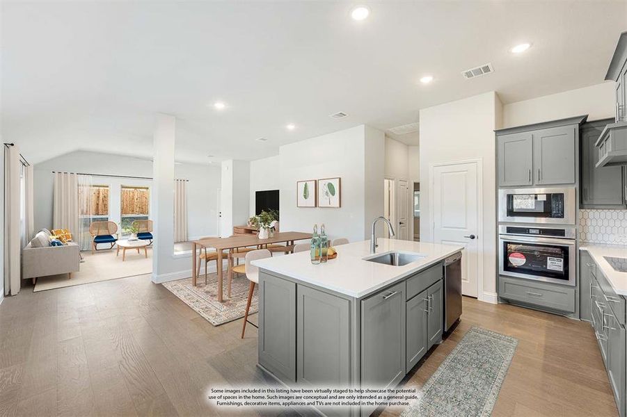 Furnished interior view inside a new home in Star Ranch, Godley (Image 4).