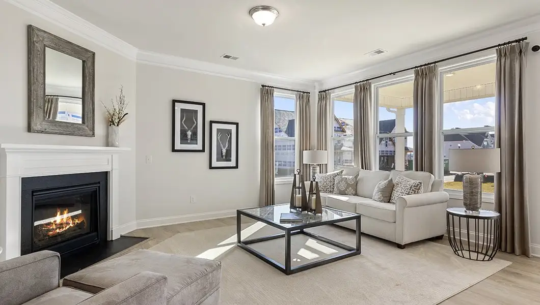 Representative furnished interior of a home built from the ROBINSON by D.R. Horton in Cottonwood Ridge, Piedmont (Image 15).