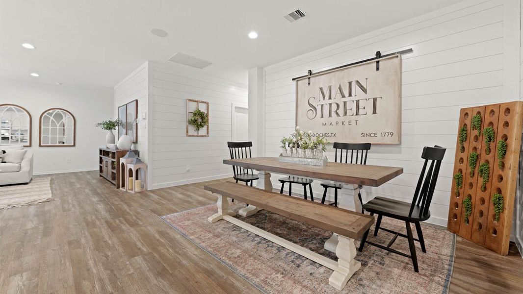 Furnished interior view inside a new home in Porters Mill, New Caney (Image 15).
