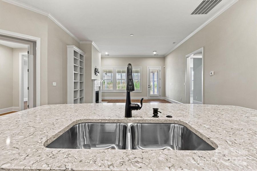 Furnished interior view inside a new home in , Charlotte (Image 15). Furnished interior view inside a new home in , Charlotte (Image 15).