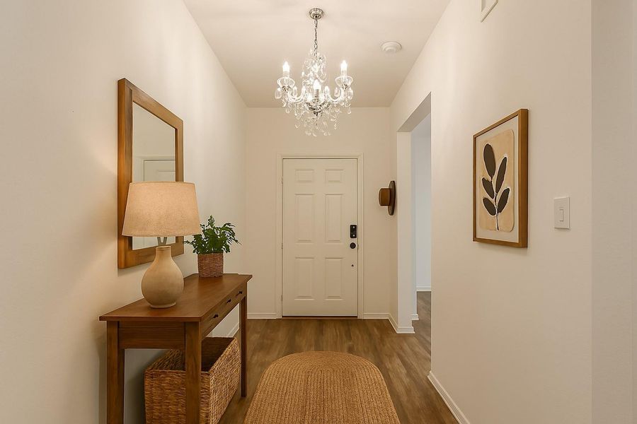 Furnished interior view inside a new home in River Ranch Meadows, Dayton (Image 5).