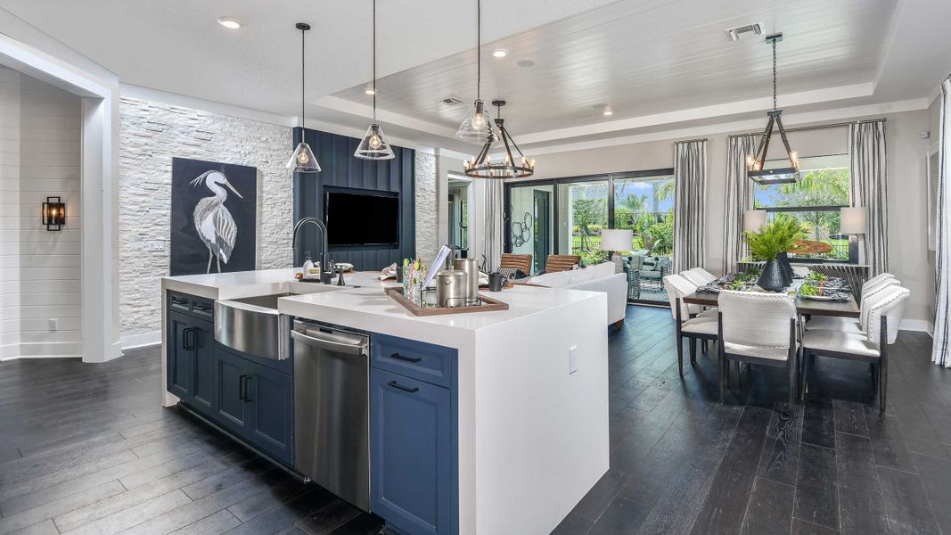 Kitchen to Great Room