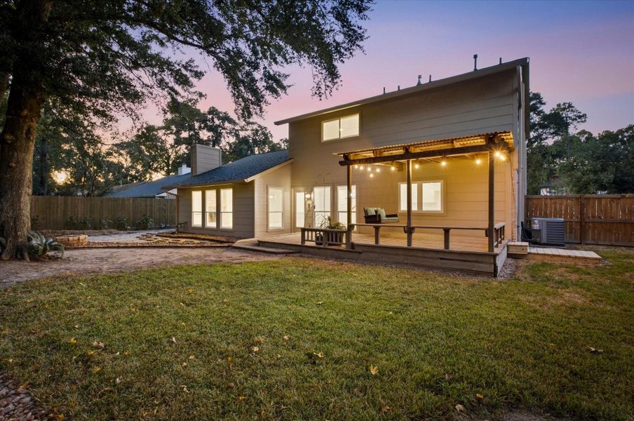 Exterior details and patio area of a home in , Kingwood (Image 19).