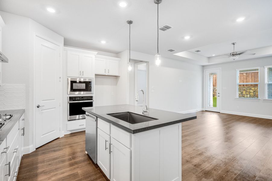Representative furnished interior of a home built from the Cello by Taylor Morrison in South Oak 40s, Oak Point (Image 3). Representative furnished interior of a home built from the Cello by Taylor Morrison in South Oak 40s, Oak Point (Image 3).