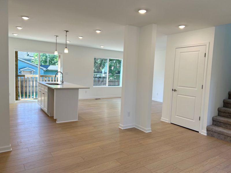 Representative unfurnished interior of a home built from the The Lexington II by Norfolk Homes in Individual Homes - Jackson County, Jackson (Image 22). Representative unfurnished interior of a home built from the The Lexington II by Norfolk Homes in Individual Homes - Jackson County, Jackson (Image 22).