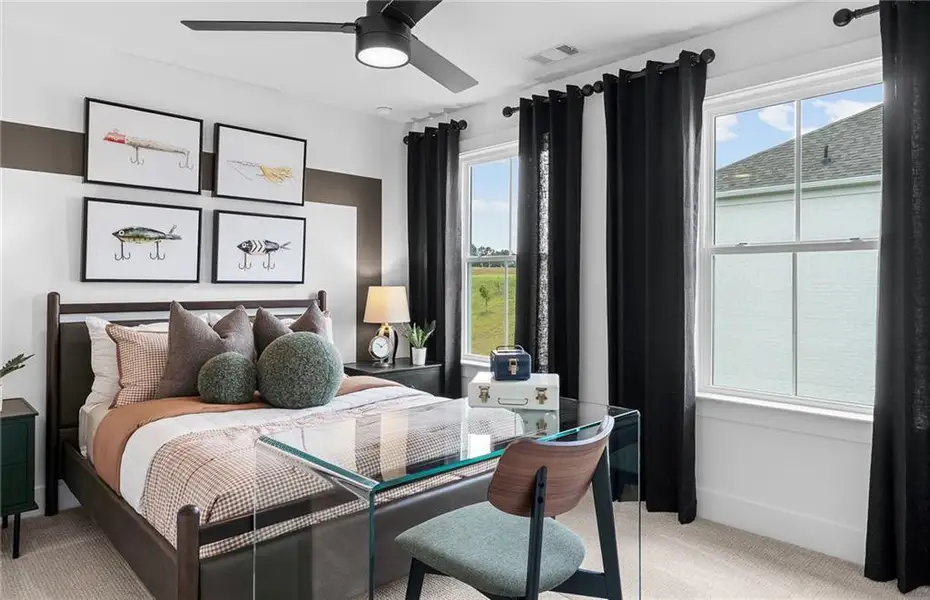 Furnished interior view inside a new home in Amherst, McDonough (Image 14).