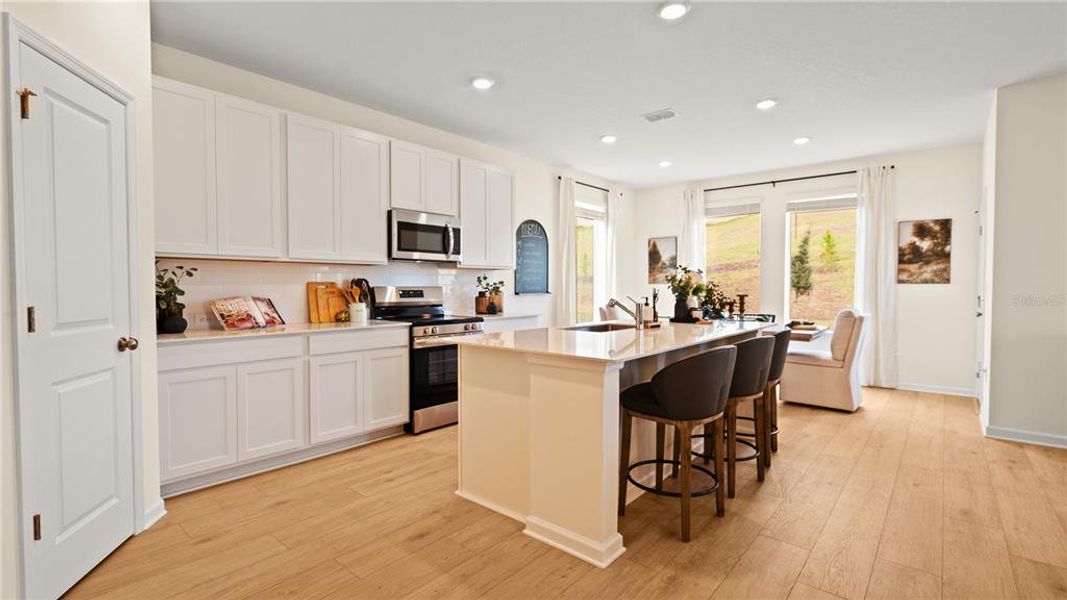 Furnished interior view inside a new home in Wellness Ridge, Clermont (Image 20).