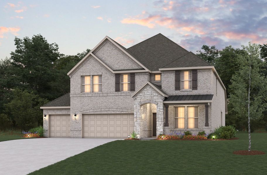 Representative exterior photo of a completed home built from the Laredo by Beazer Homes in Verandah, Royse City, TX (Image 2).