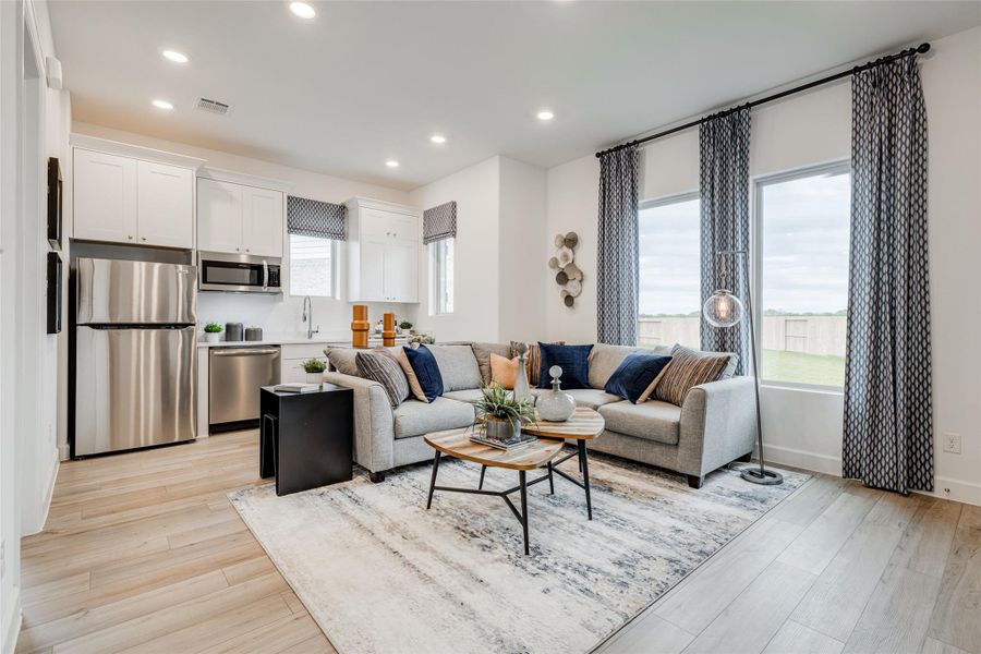Furnished interior view inside a new home in Anniston, Katy (Image 28).