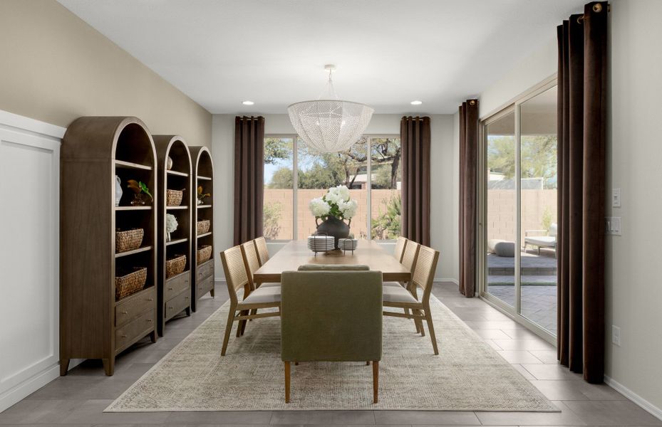 Representative furnished interior of a home built from the Tifton Walk by Del Webb in Sun City Anthem at Merrill Ranch, Florence (Image 13).