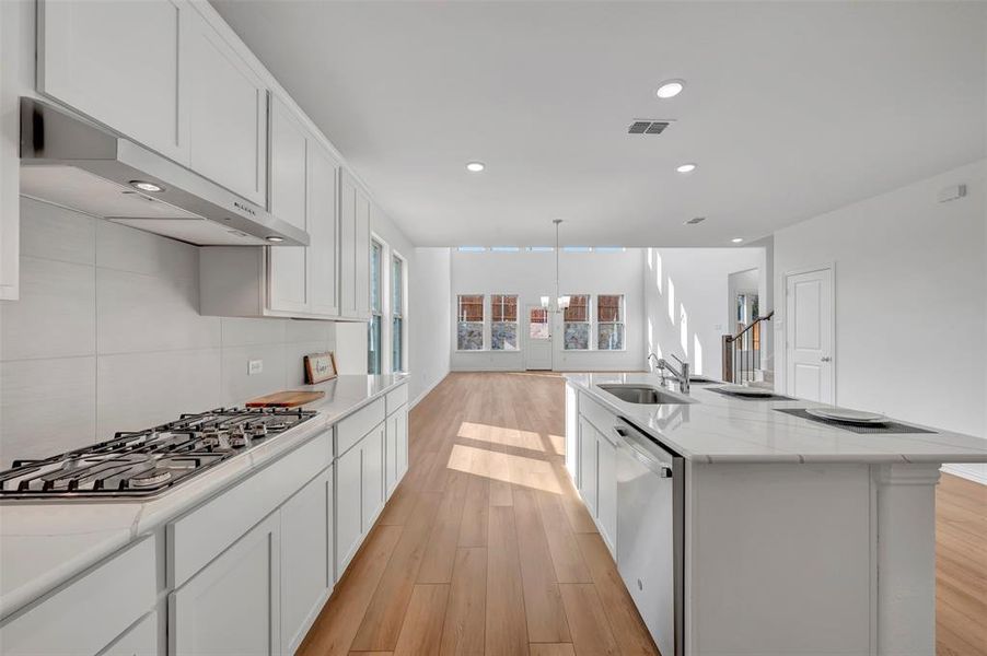 Furnished interior view inside a new home in Vintage Village, Argyle (Image 10).