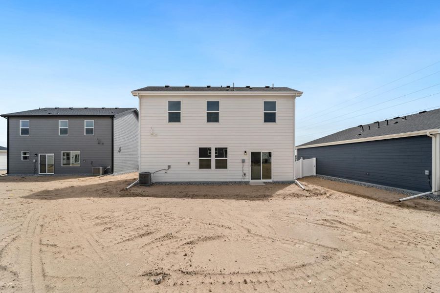 Exterior details and patio area of a home in Liberty Draw, Evans (Image 3).