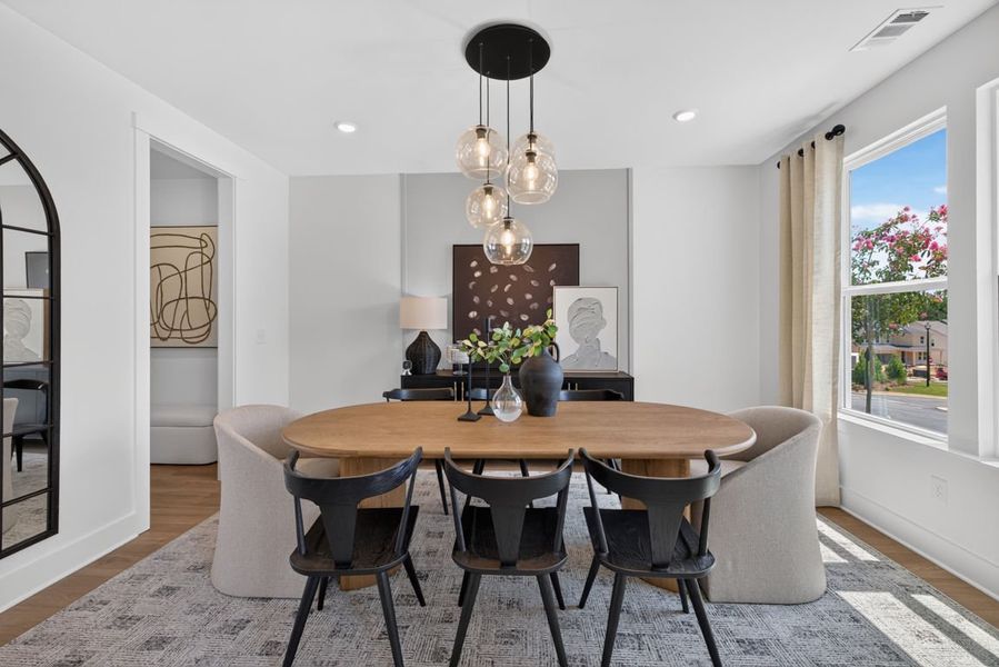 Representative furnished interior of a home built from the Wynfield by Pulte Homes in Bleckley Station, Ball Ground (Image 9).