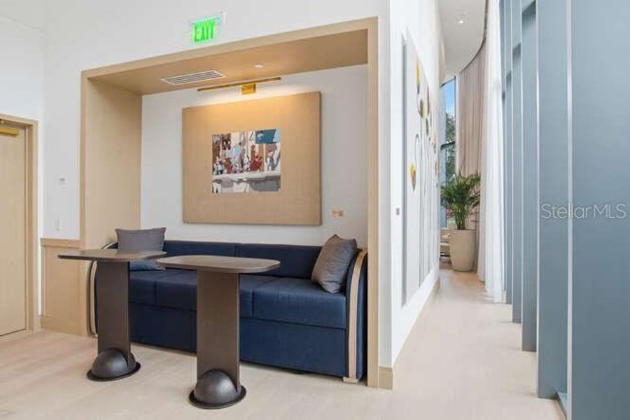 Furnished interior view inside a new home in , Tampa (Image 9).