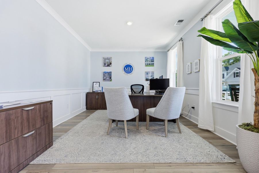 Furnished interior view inside a new home in , Summerville (Image 33).