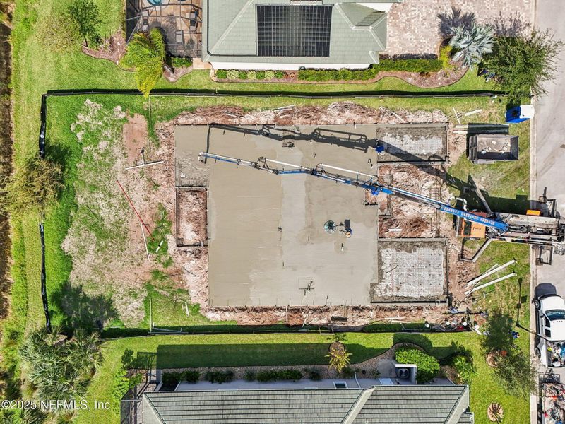 In-progress construction of a new home in , Palm Coast, FL (Image 17). In-progress construction of a new home in , Palm Coast, FL (Image 17).