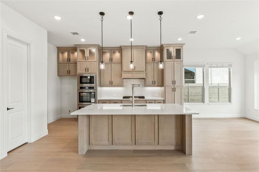 Furnished interior view inside a new home in Painted Tree, McKinney (Image 12).
