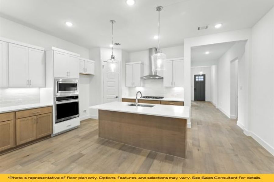 Representative furnished interior of a home built from the The Catalina by Stonefield Homes in The Highlands, Rockwall (Image 19).