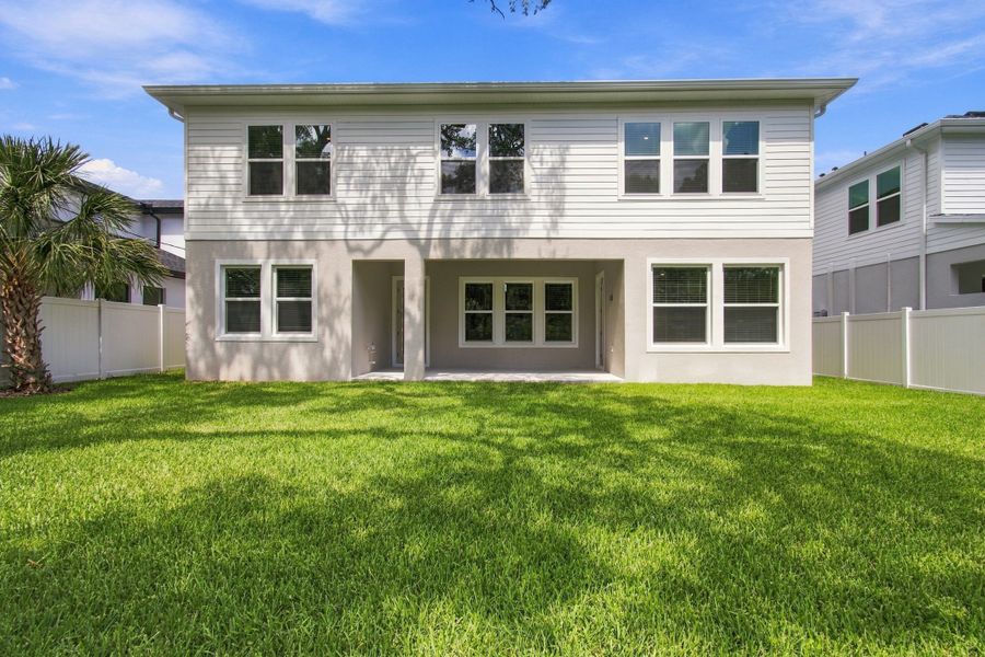 Exterior details and patio area of a home in South Tampa - Urban Collection, Tampa (Image 3).